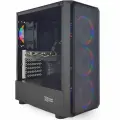 Игровой компьютер юкомс Ryzen 7 1700, RX 550 4GB, SSD 240GB, 16GB DDR4, БП TT500 TT500 500W, win 10 pro, Игровой юкомс чёрный