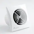 Вентилятор вытяжной SILENT-100 CZ, 100 мм, с обратным клапаном, белый