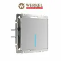 Сенсорный выключатель одноклавишный с подсветкой Werkel W4510006 серебряный 1000 Вт IP20