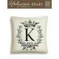 Наволочка с буквами Le Gobelin Кириллица К 45х45 см