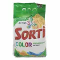 Стиральный порошок SORTI Автомат (пэт упак 2,4кг) Color  , 2 шт.