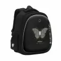 Рюкзак школьный GRIZZLY RAz-586-4/2 черный - серебро