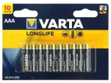Элемент питания Varta Longlife LR03 AAA бл 10