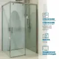 Душевой уголок GWMPSLRC863A 110x135 см, цвет фурнитуры хром блестящий, стекло бесцветное закаленное 8/6 мм
