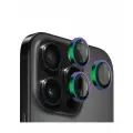 BlueO стекло для iPhone 16 Pro/16 Pro Max, Camera lens Armor Alumin 3 шт. Colorful (+installer)