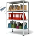 Стеллаж металлический сборный пакс МС-244 200х100х40 см, 4 полки, разрезной