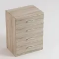 Комод КД-1/2 Колизей мебельдуб сонома (ШхГхВ) (600х420х830)мм 4 ящика
