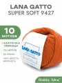 Пряжа Lana Gatto Super Soft 9427 Терракотовый 10 мотков (Меринос Лана Гатто Супер Софт 09427)