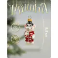 Елочная игрушка Мышь Лавка Чудес, новогодняя, стеклянная, 8,5 см