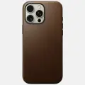 Защитный чехол Nomad Modern Leather case для iPhone 16 Pro Brown