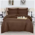 Пододеяльник поплин 200х150 Шоколад 1,5-спальный на молнии