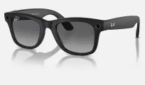 Умные очки c камерой Ray Ban Wayfarer, с черным светофильтром, размер М