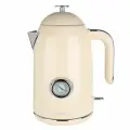 Чайник электрический, 1,7 л, 1850-2200 Вт, сталь/пластик, бежевый, Vintage kitchen