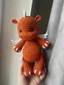 Вязаная игрушка дракон