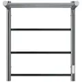 Полотенцесушитель электрический Двин (Dveen) FJ neo 60х50 см, с полкой, К диммер полированный хром