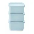 Контейнер для хранения Кубикс голубой 3 шт. (650 мл) Tupperware