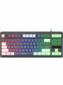 Клавиатура 711G серый/белый USB Multimedia for gamer LED