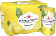 Газированный напиток Sanpellegrino Limonata (лимон), 0.33 л. Х 6 шт.