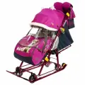 Санки-коляска Nika Ника Детям НД7-6/16 Орхидея со щенком