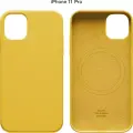 Силиконовый чехол COMMO Shield Case для iPhone 11 Pro с поддержкой беспроводной зарядки, Жёлтый