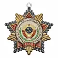 Значок Орден Дружбы Народов, качественный муляж, сувенир