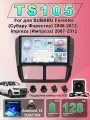 Штатная Магнитола TS105 для SUBARU Forester (Субару Форестер) 2008-2012, Impreza (Импреза) 2007-2012 , с камерой заднего вида. QLED экран 9 дюймов, Wifi 2din с сенсорным экраном, usb и блютузом
