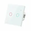 UNS H Сенсорный умный выключатель Tuya ZigBee, EU White 2 Gang