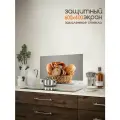 Защитный экран от брызг на плиту 400х600х4мм. Стеновая панель для кухни из закаленного стекла. Фартук для кухни на стену
