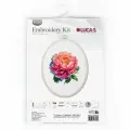 Набор для вышивания крестом Luca-S, BC205, Пион яркий, 12*12 см