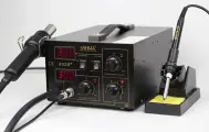 Паяльная станция с паяльником и термофеном YH 852D+PUMP YIHUA, Мощность: ≤700Вт, Температура: 100°C-500°C