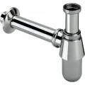 Сифон Viega V2 100674, для раковины, бутылочный, хромированный, латунь