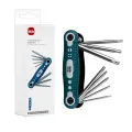 Набор складных ключей звездочек Torx Isa 8905B, 8 в 1, зеленый