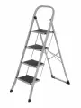 Стремянка стальная Сибртех, 4 широкие ступени 20х30 см с полимерным покрытием , 97728