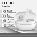 Беспроводные наушники Tecno Buds 4 - белые