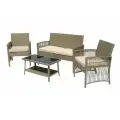 Набор мебели Garden Story Лондон GS9026, ротанг, бежевый/серый