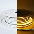 Светодиодная неоновая гибкая лента LUX 220V Eleganz 9 Вт, 2835, 120 LED, IP65 Теплый белый свет, 50 метров (бухта)