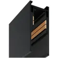 Трековая магнитная система MAGNETIC S15 48V шинопровод 4TRA BLACK 2000x23.5x51mm