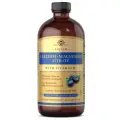 Кальций, Магний, Витамин Д, Solgar, Liquid Calcium Magnesium Citrate Vitamin D3, кальций цитрат, голубика,473 мл.