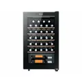 Винный шкаф Haier FWC33GA, вместимость 33 бутылки, деревянные полки, черный