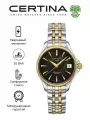Наручные часы Certina Aqua, золотой, зеленый, серебряный