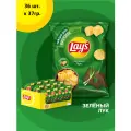 Lays 37гр.*36шт. Чипсы Зелёный Лук Лейз