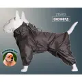 Комбинезон-дождевик для американского кокер-спаниеля кобеля, повышенной прочности, цвет серый