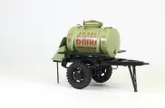 Прицеп-бочка Сухое вино (с краном для розничной торговли), зеленый модель в масштабе 1:43