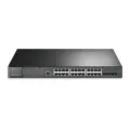 TP-Link Коммутатор/ JetStream 28-port Gigabit L2+ Managed Switch with 24-port PoE+, PoE budget up to 384W, support SDN UKplug
