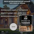 Масло деревозащитное для фасадов Dufa Wood Oil Fassade серый 2 л