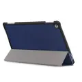 Чехол-обложка MyPads для Huawei MediaPad M5 Lite 10 (BAH2-L09/W09/AL10) тонкий умный кожаный на пластиковой основе с трансформацией в подставку ч.