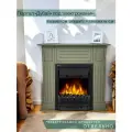 Каминный портал Дубай 89х95х20 под электрокамин, оливковый, Kamin_decor_msk