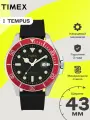 Наручные часы TIMEX, серебряный, черный