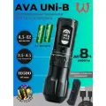 Тату машинка для перманентного макияжа, татуажа беспроводная AVA UNi-B Black