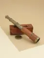 Подзорная труба с кожаным покрытием в кож. футляре сувенирная (L макс = 40 см)